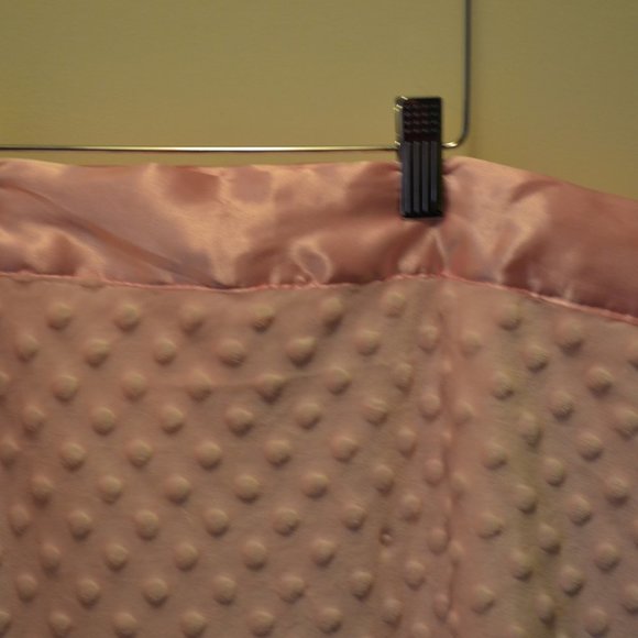 Nursery Rhyme Belk Pink Plush Bumpy Blanket - Picture 3 of 6